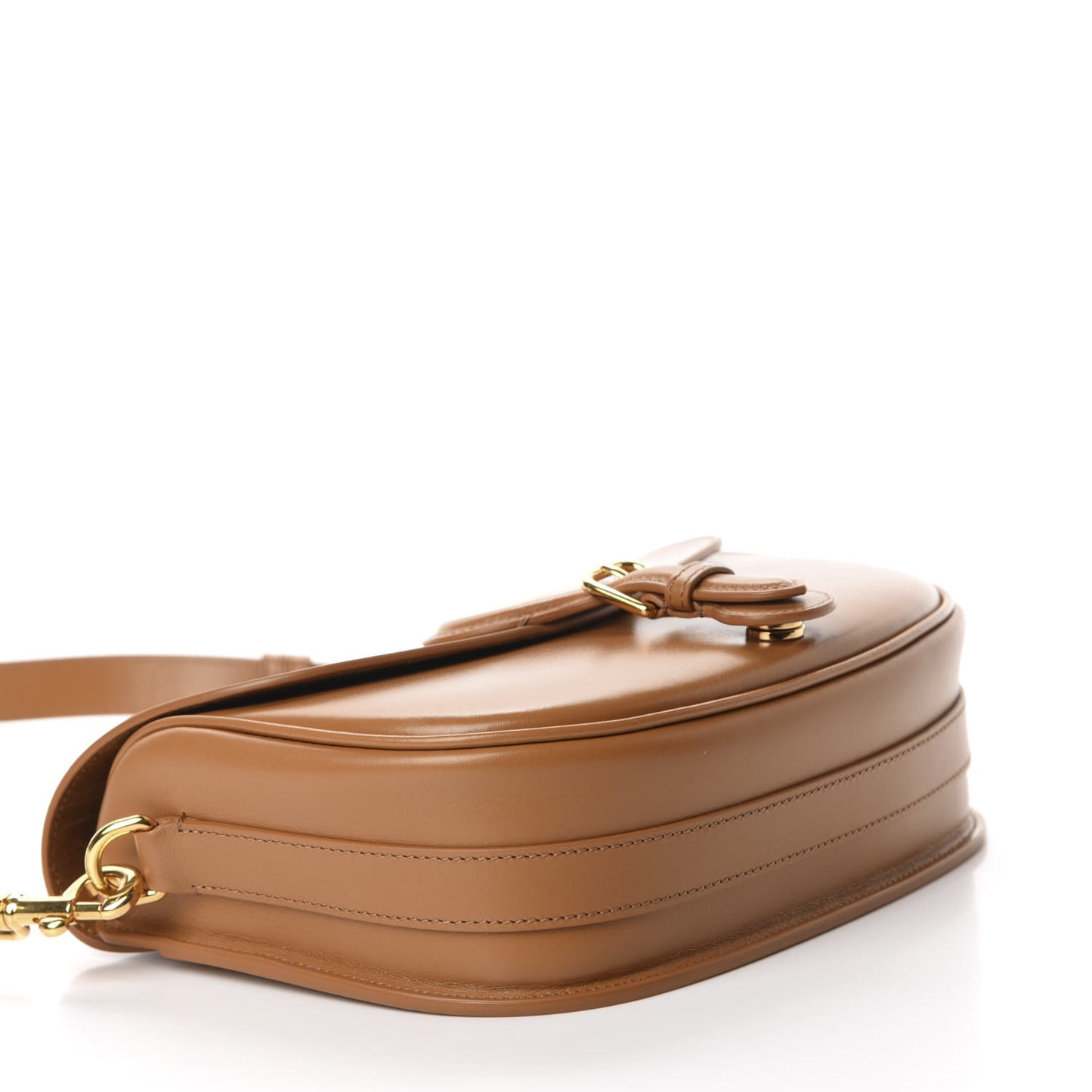 Box Calfskin Medium Bobby Flap Camel