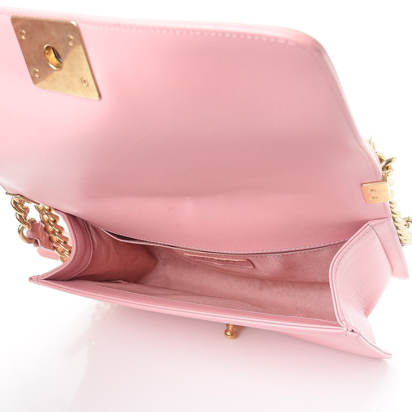 Iridescent Tweed Lambskin Medium Boy Flap Pink