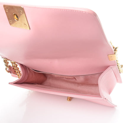 Chanel Iridescent Tweed Lambskin Medium Boy Flap Pink 5 of 15