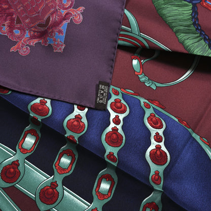 Hermes Silk Harnais De Cour Scarf 90 3 of 5