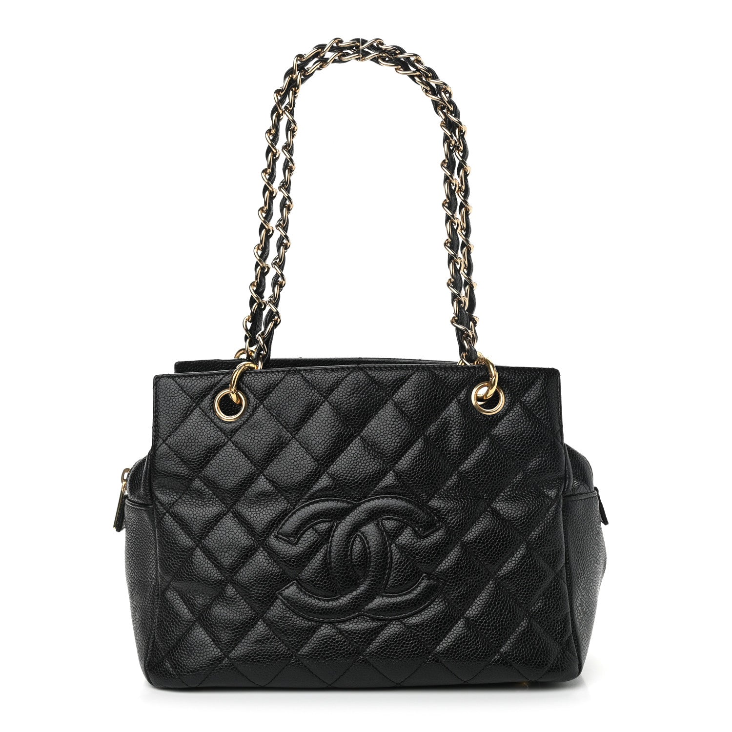 Chanel Caviar Quilted Petit Timeless Tote PTT Black 1 of 10