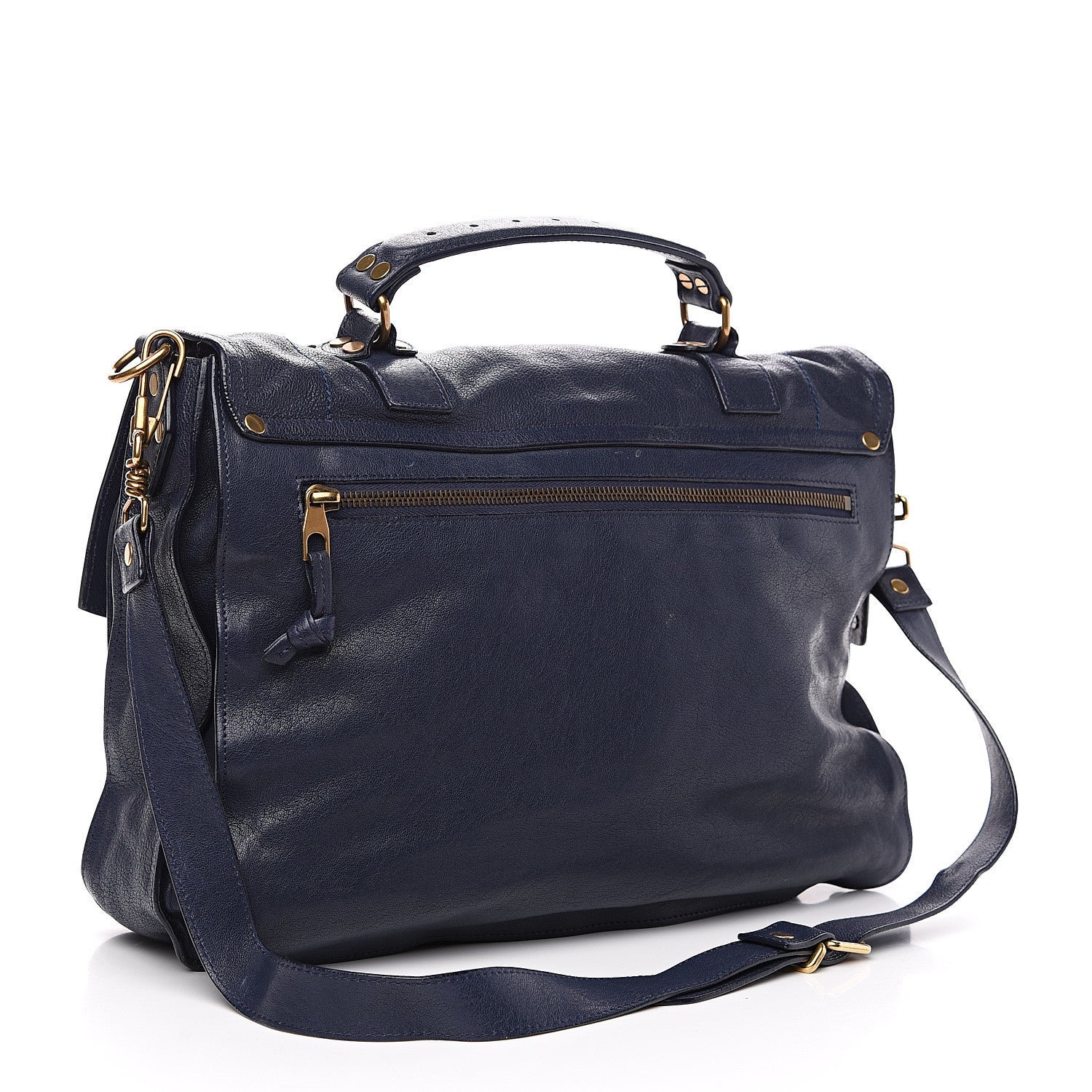 Proenza Schouler Lambskin Large PS1 Satchel Midnight 2 of 10