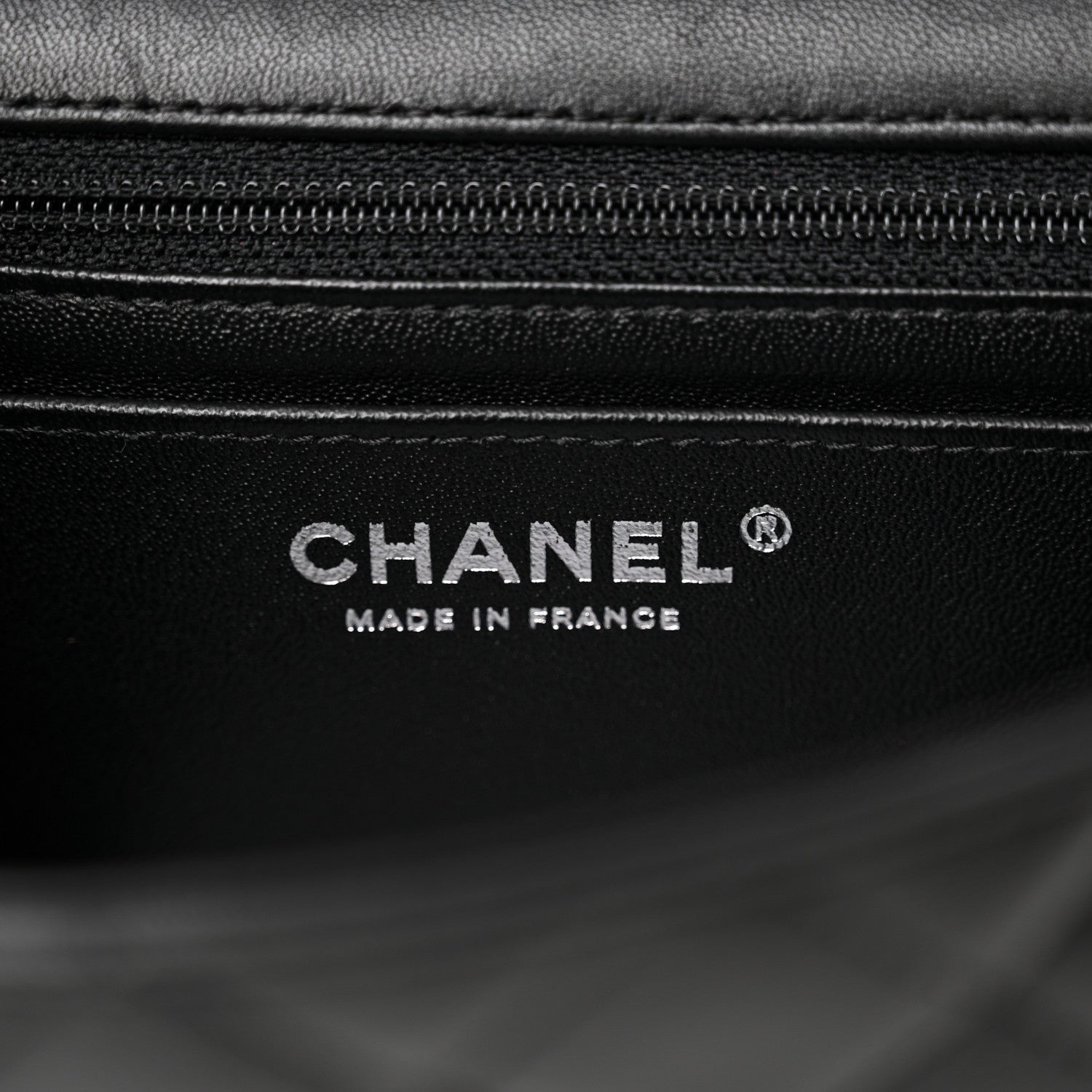 Chanel Lambskin Quilted Mini Rectangular Flap Black 6 of 12