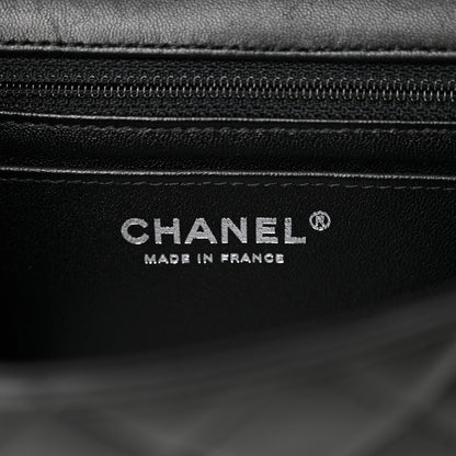 Chanel Lambskin Quilted Mini Rectangular Flap Black 6 of 12