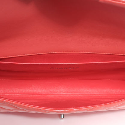 Chanel Patent Quilted Clutch Flap Rose Fonce 5 of 7