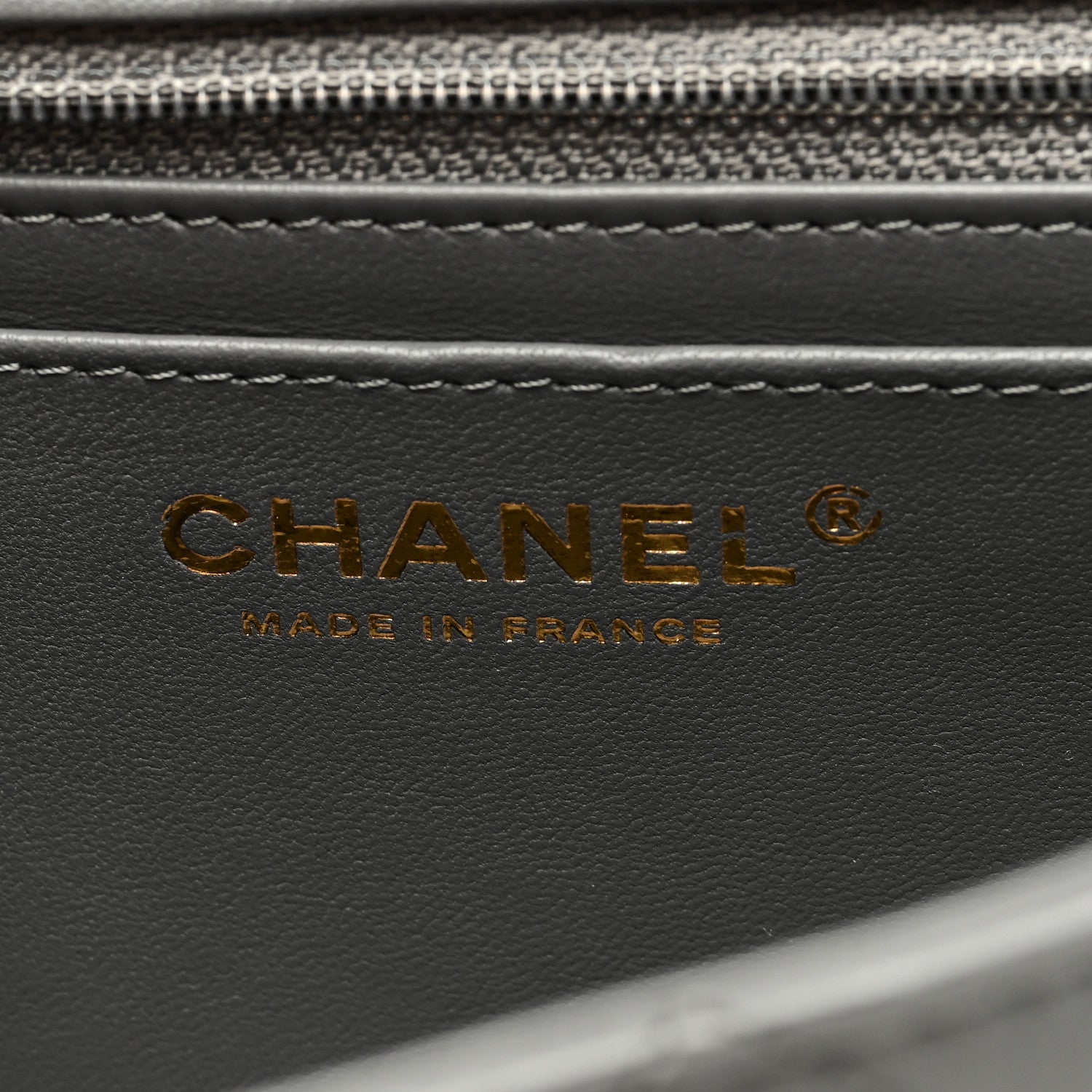 Chanel Lambskin Quilted Mini Rectangular Flap Dark Grey 6 of 11