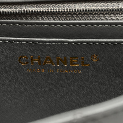 Chanel Lambskin Quilted Mini Rectangular Flap Dark Grey 6 of 11