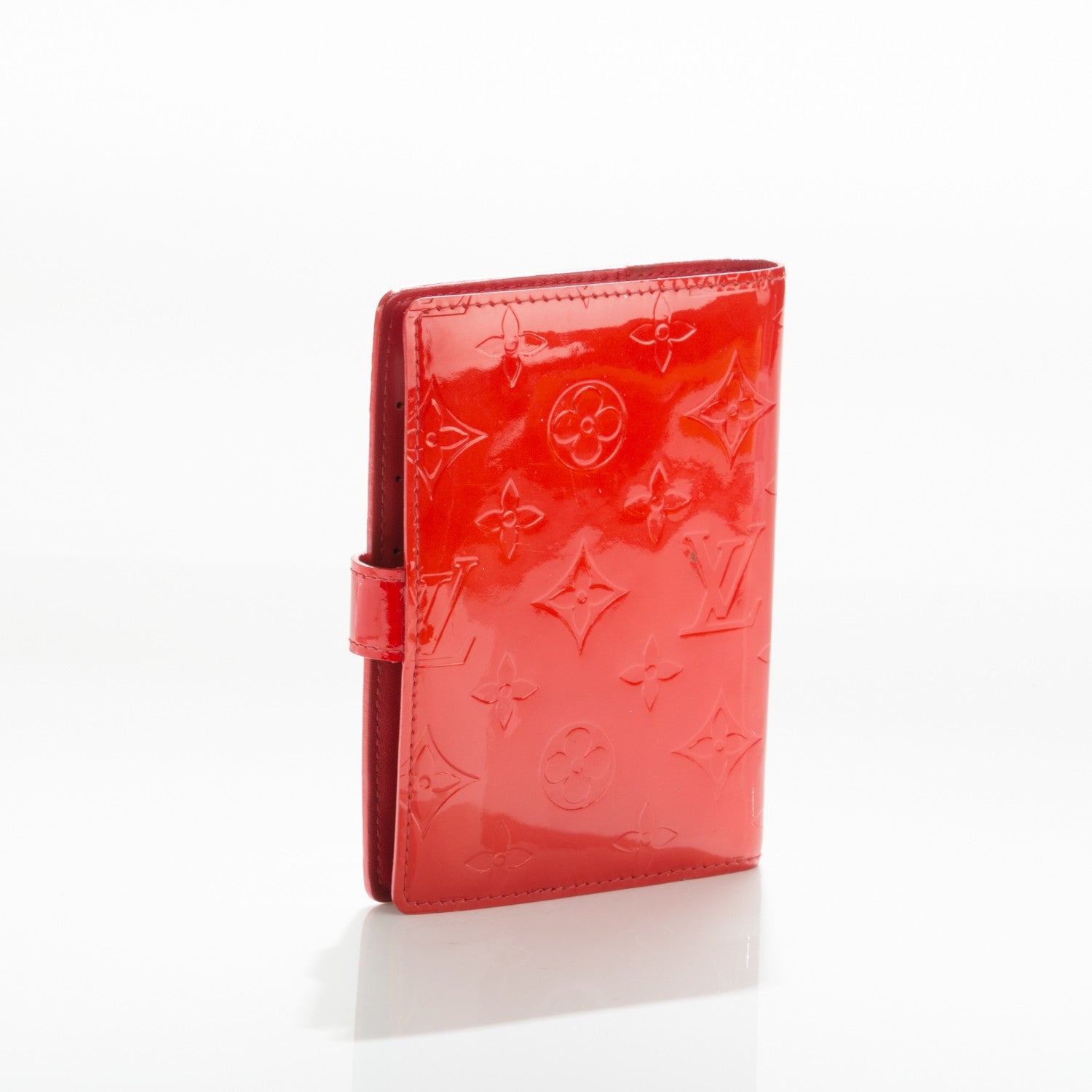 Louis Vuitton Vernis Small Ring Agenda Cover Red 3 of 6