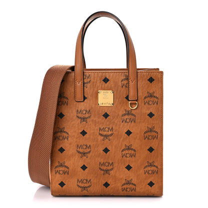 MCM Visetos Aren X-Mini Tote Cognac 1 of 13