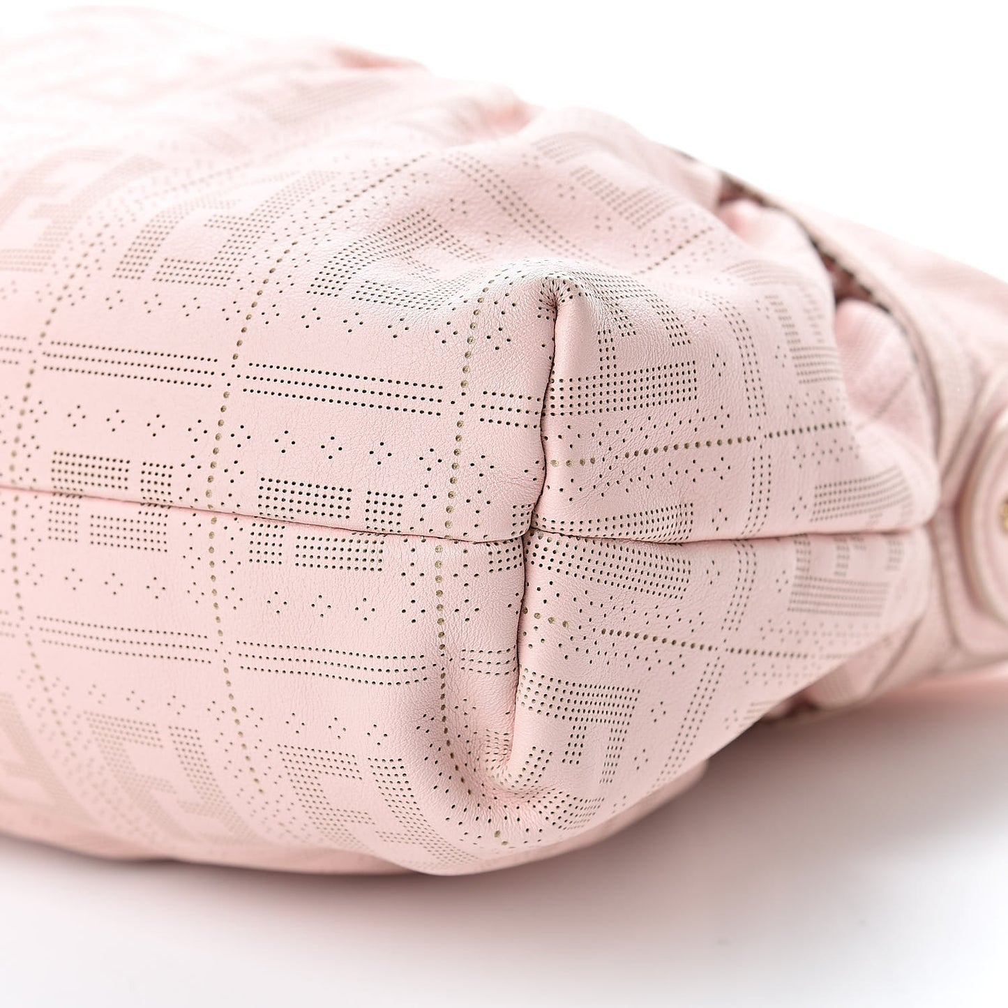 Calfskin Perforated Chef Hobo Pink