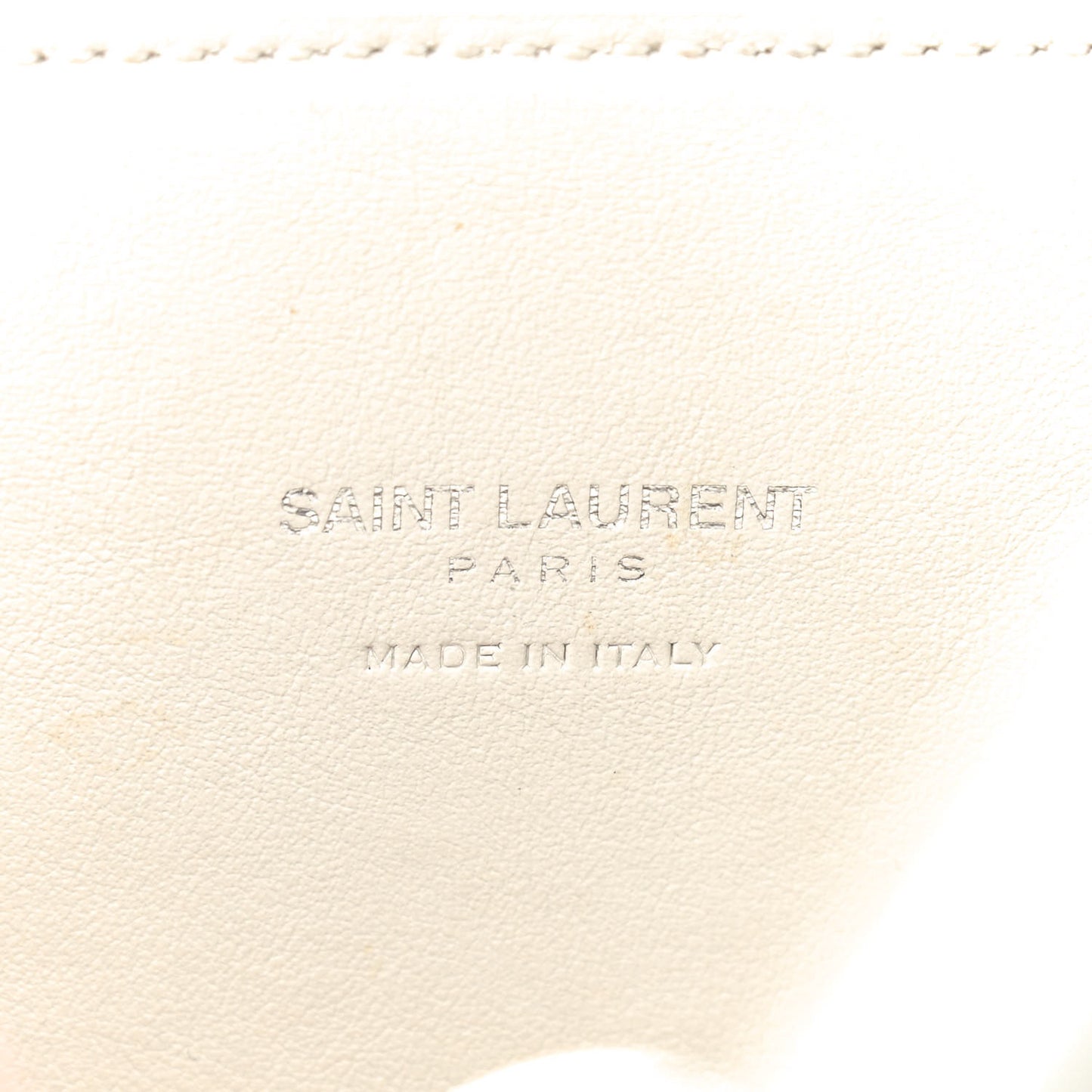Grained Calfskin Nano Sac de Jour Dove White