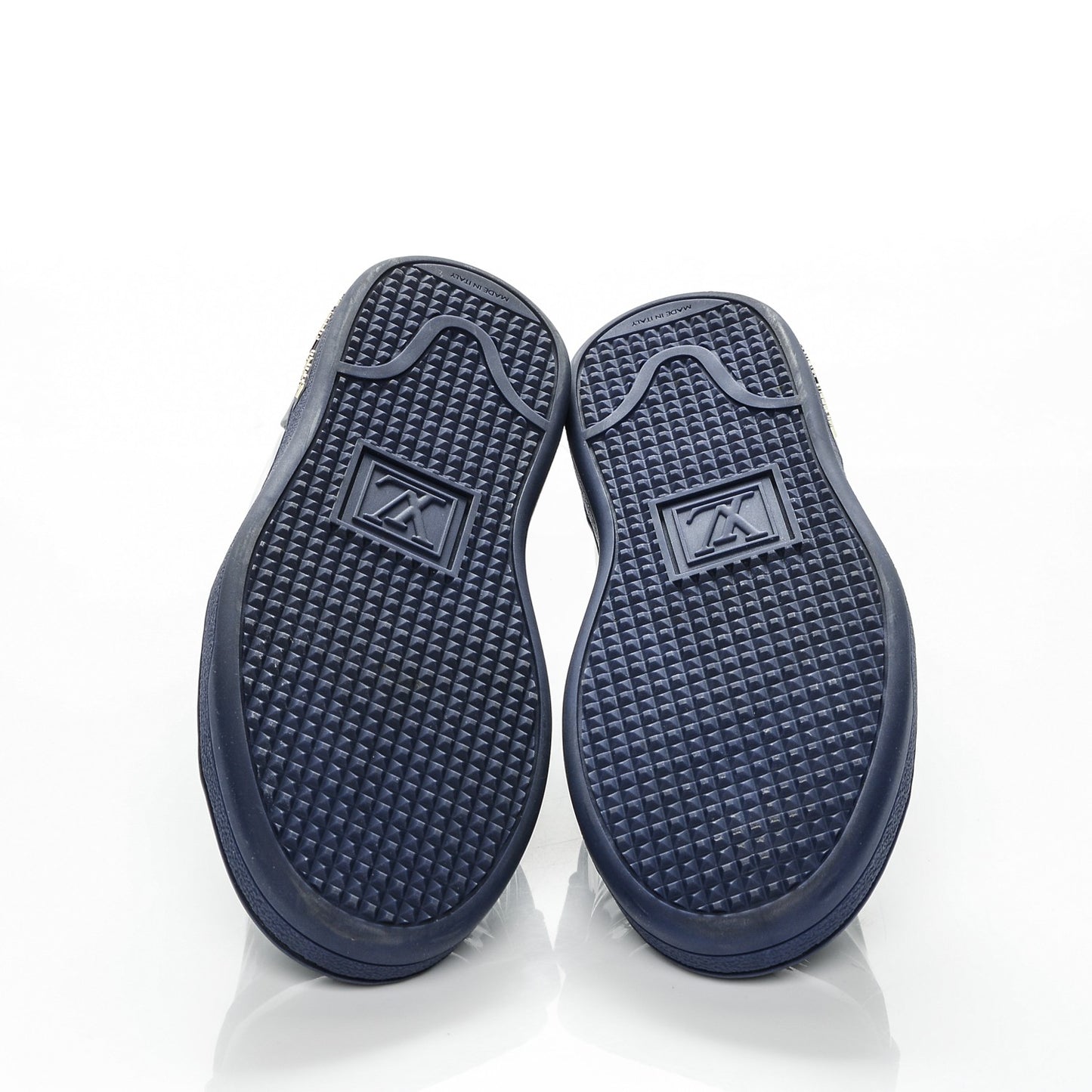 Patent Calfskin Frontrow Sneakers 35.5 Blue Nuit