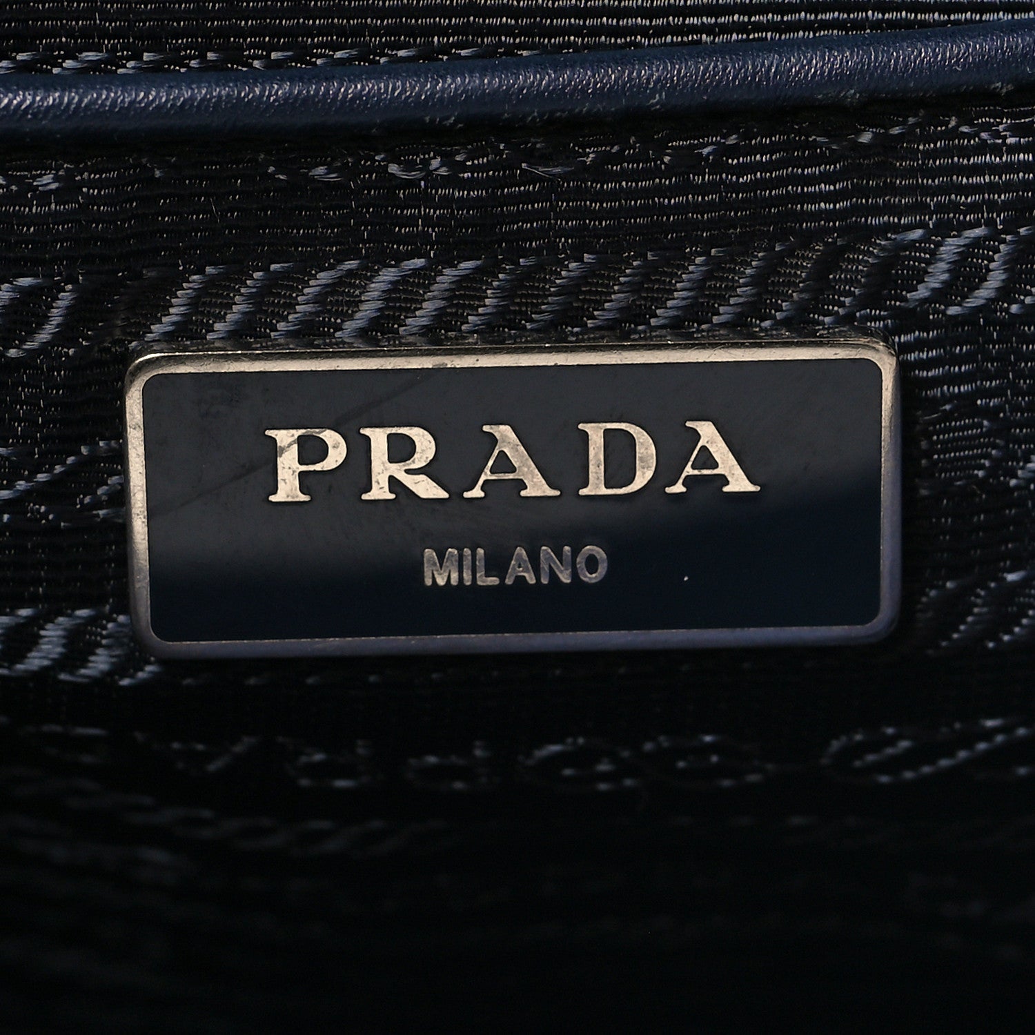 Prada Tessuto Nylon Vitello Tote Baltico 6 of 12