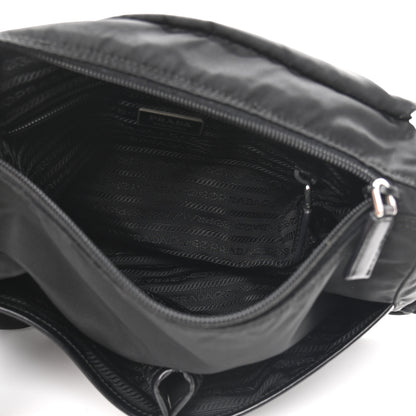 Prada Tessuto Nylon Messenger Bag Black 4 of 9