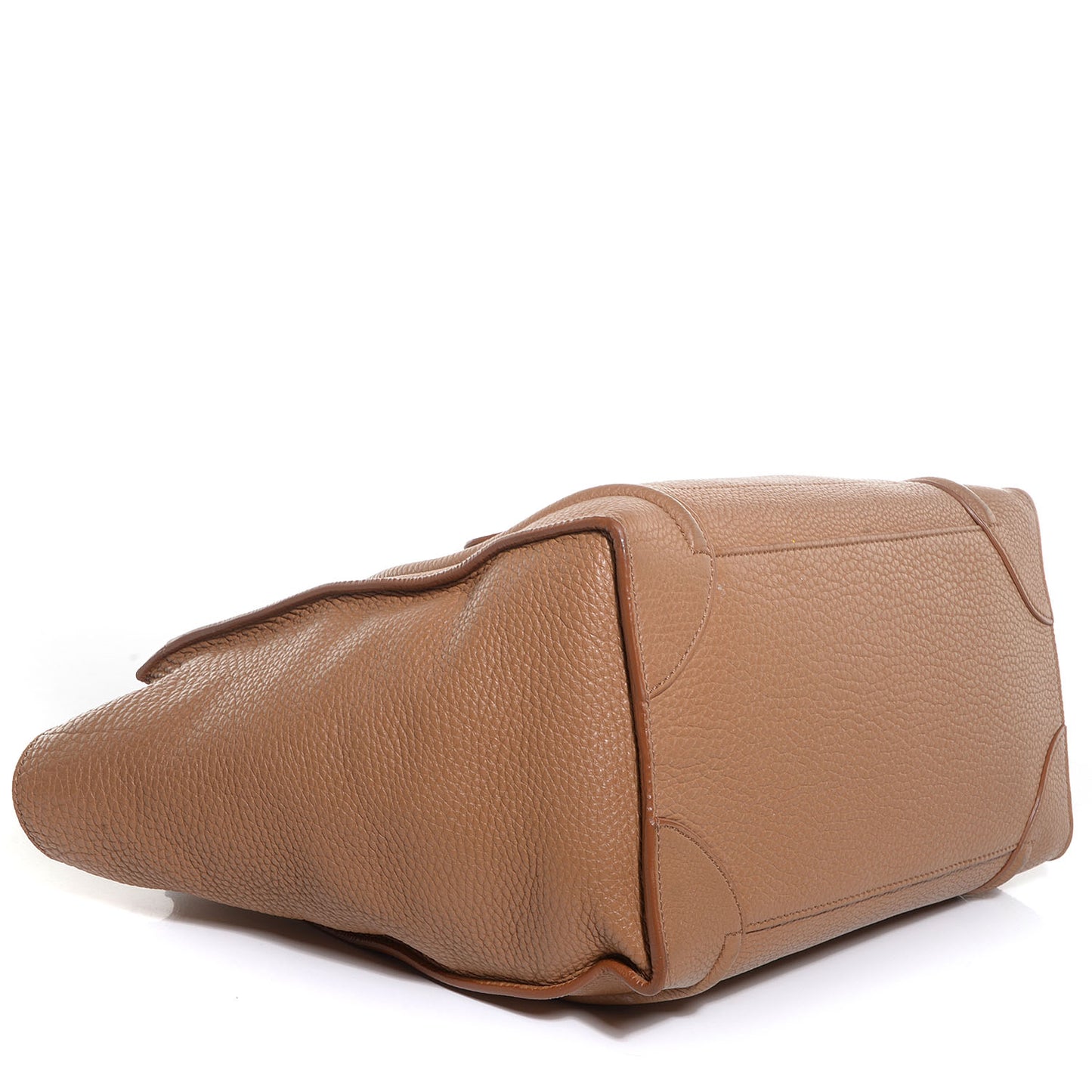 Pebbled Calfskin Mini Luggage Camel