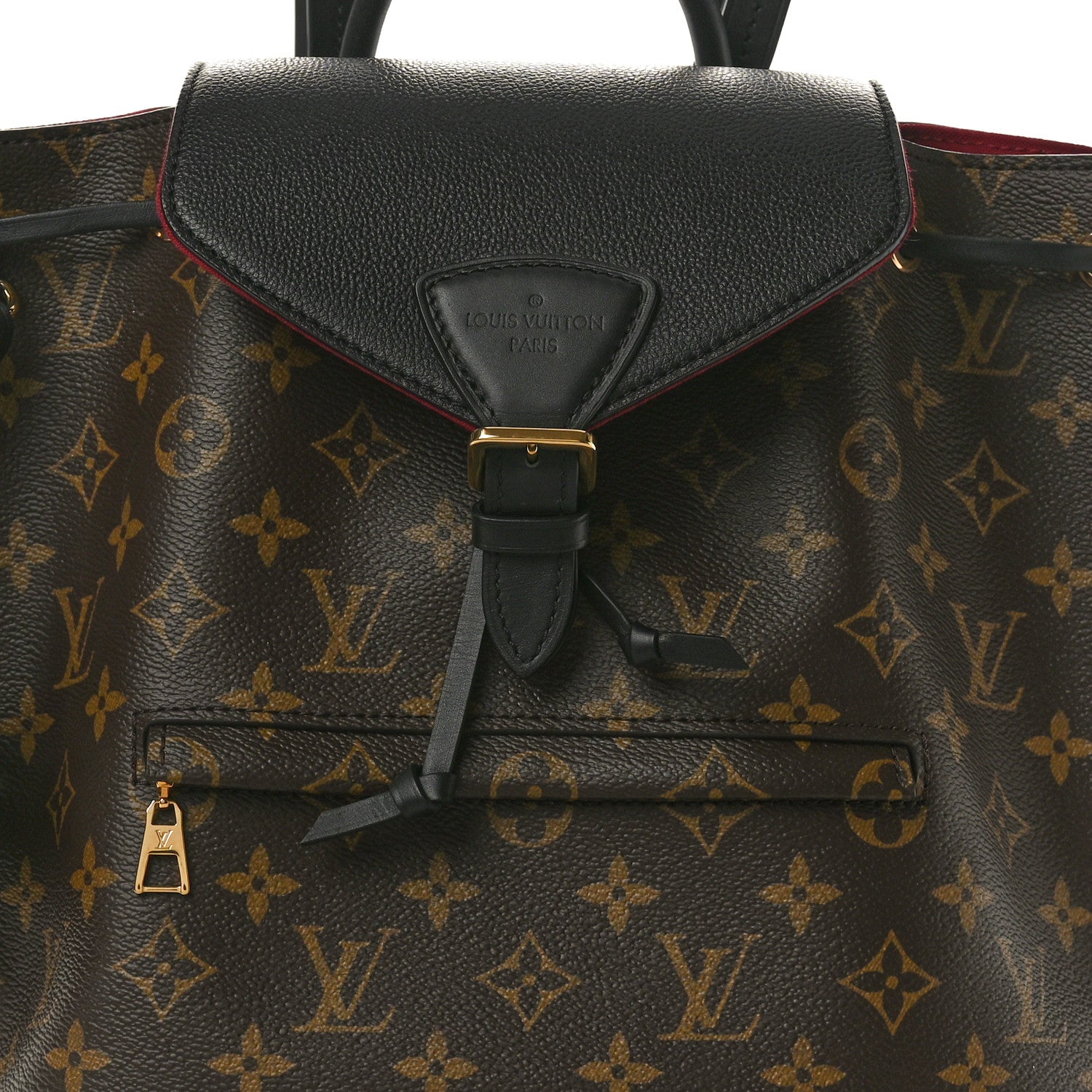 Louis Vuitton Monogram Montsouris PM Black 7 of 9