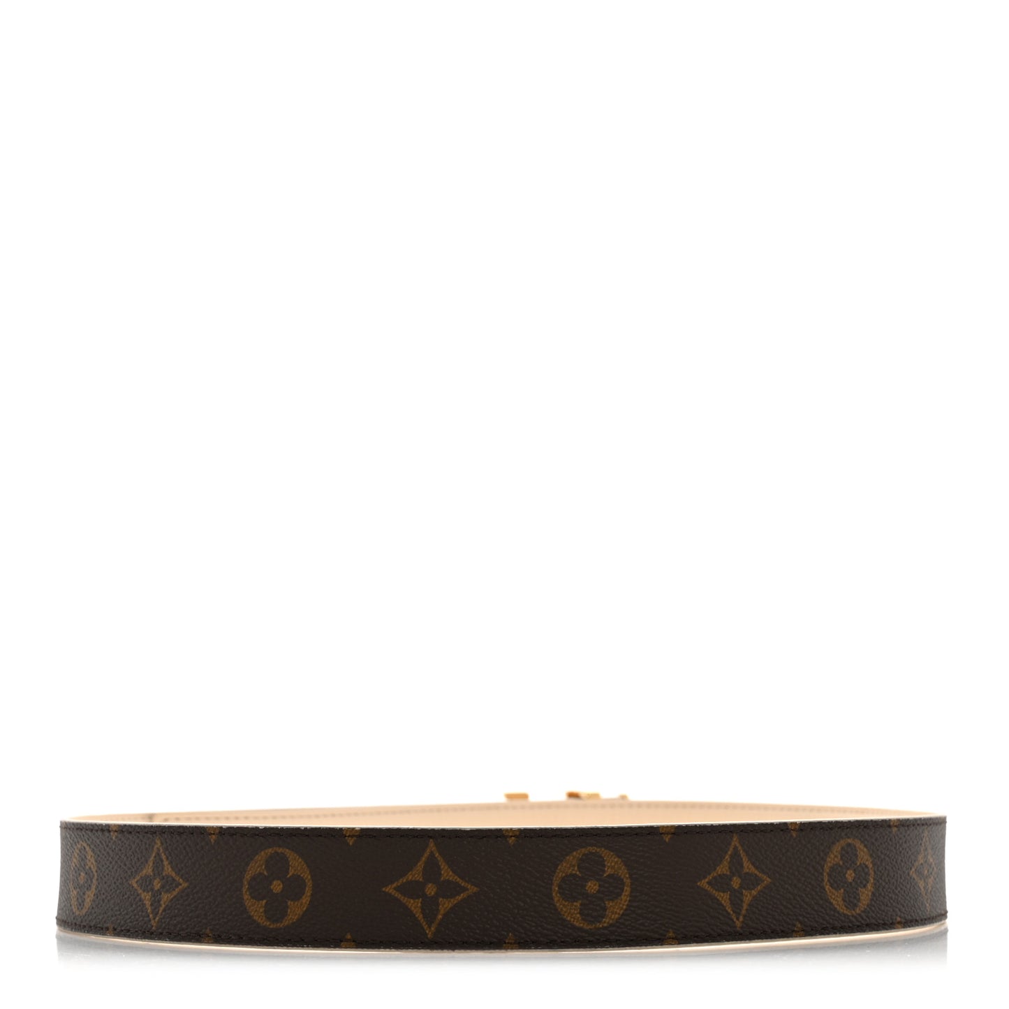 Monogram 30mm Pretty LV Reversible Belt 80 32 Beige