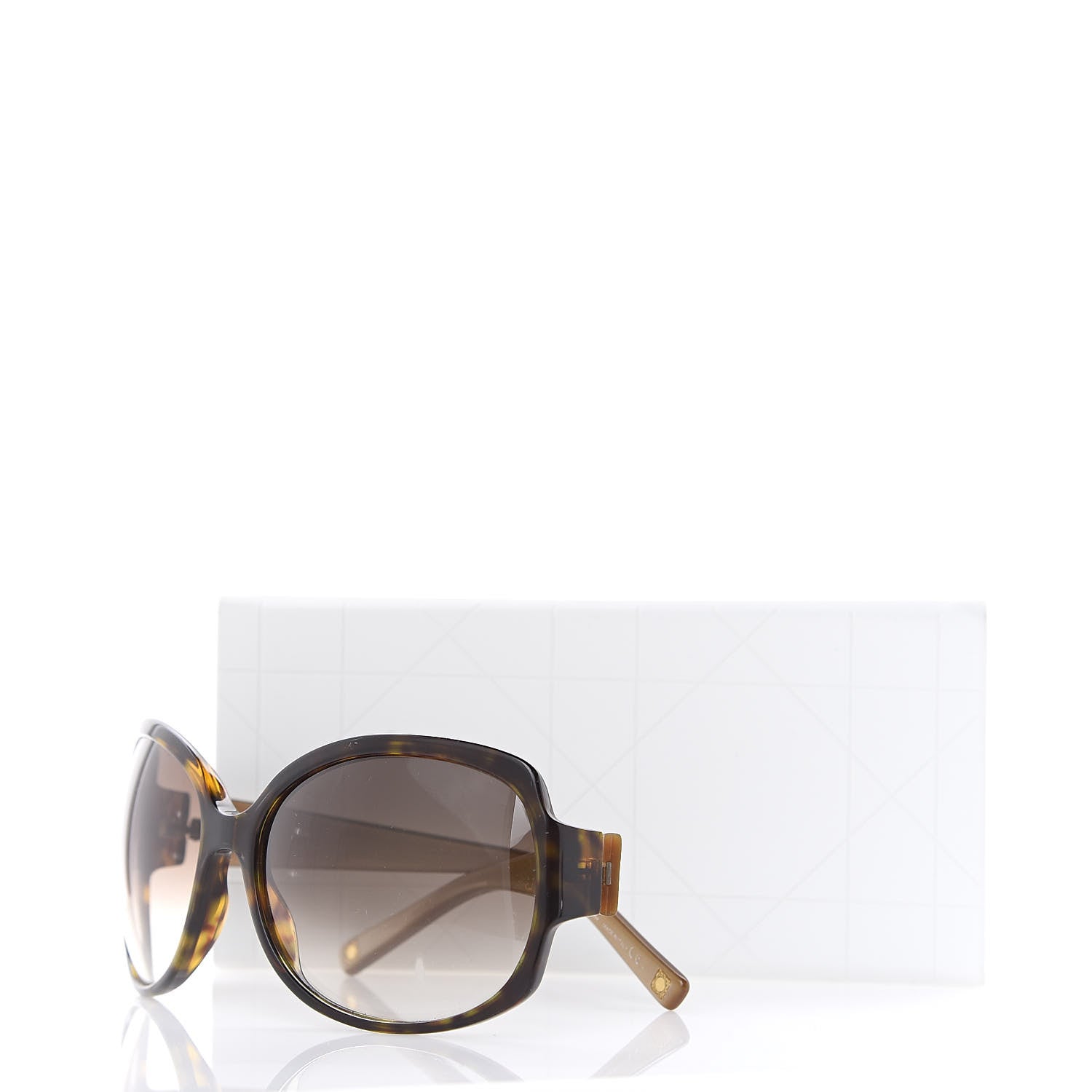 Christian Dior Resin Cannage Dior Lady Sunglasses Tortoise 8 of 8