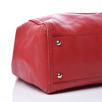 Gucci Pebbled Calfskin Medium Soho Shoulder Bag Tabasco Red 5 of 18