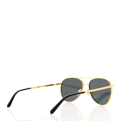Louis Vuitton X NBA Metal Monogram LV Catch Pilot Sunglasses Z1412W Gold 4 of 7