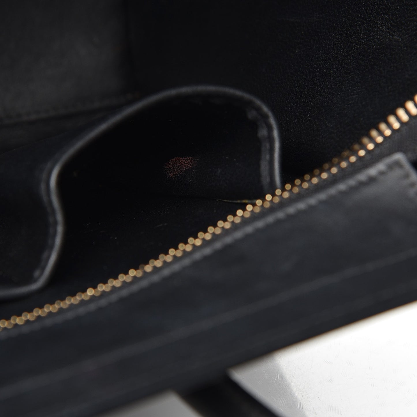 Smooth Calfskin Micro Luggage Black