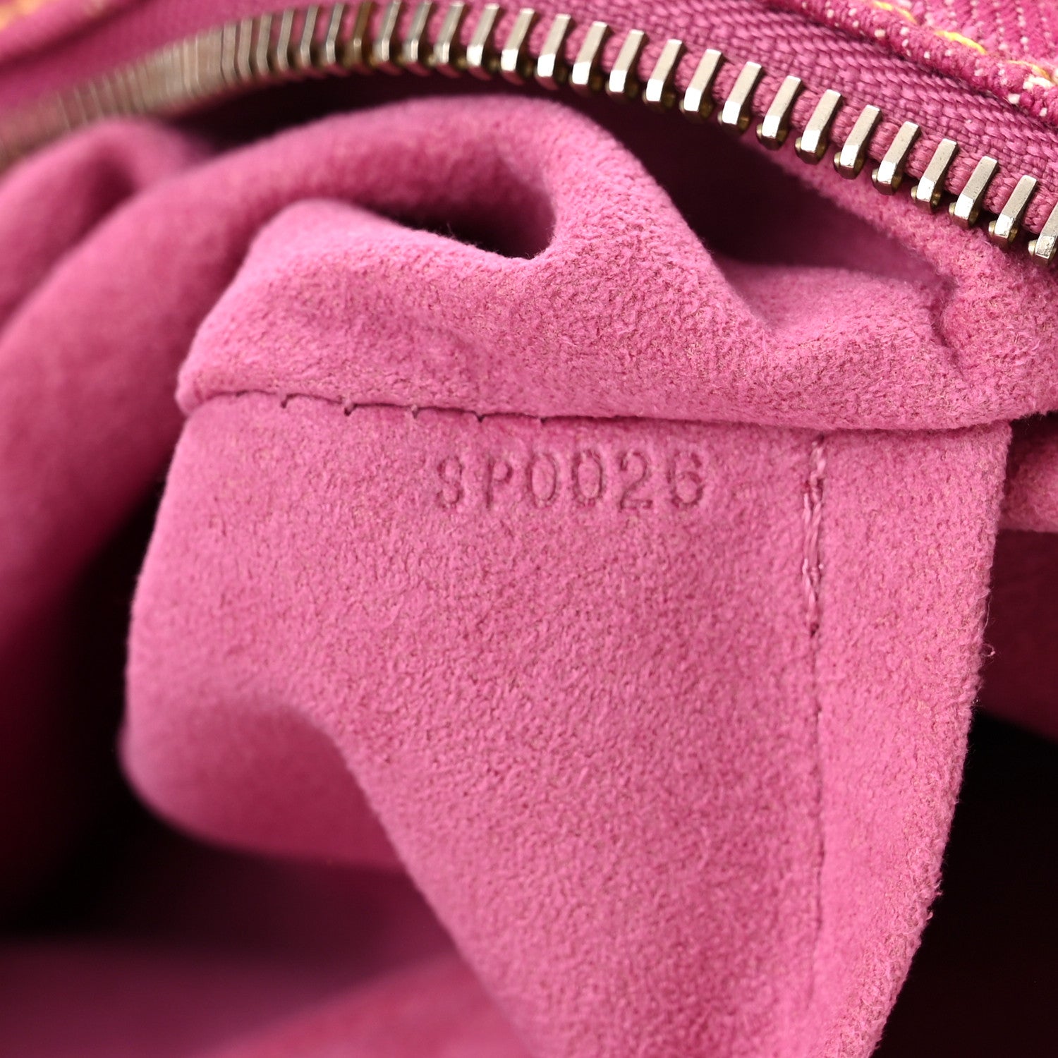 Louis Vuitton Monogram Denim Neo Speedy Fuchsia 7 of 10