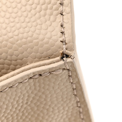 Saint Laurent Grain De Poudre Medium Monogram Kate Satchel Nude Powder 11 of 13