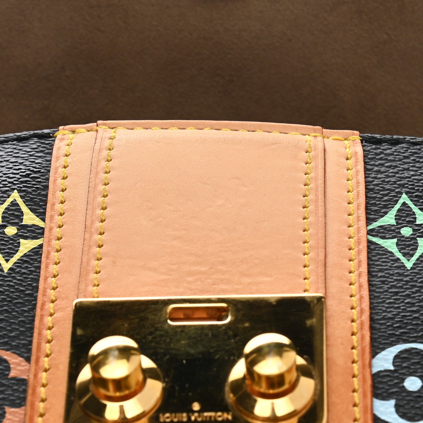 Monogram Multicolor Courtney Clutch Black