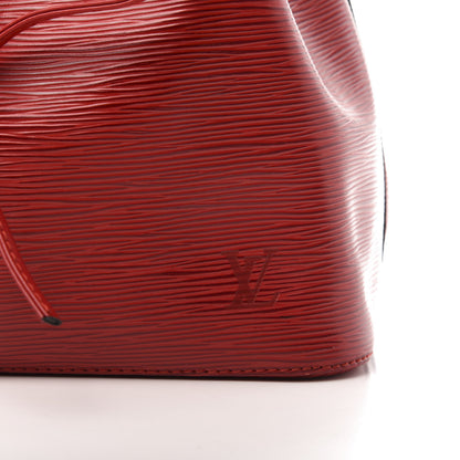 Louis Vuitton Epi Petit Noe Castillan Red 9 of 10