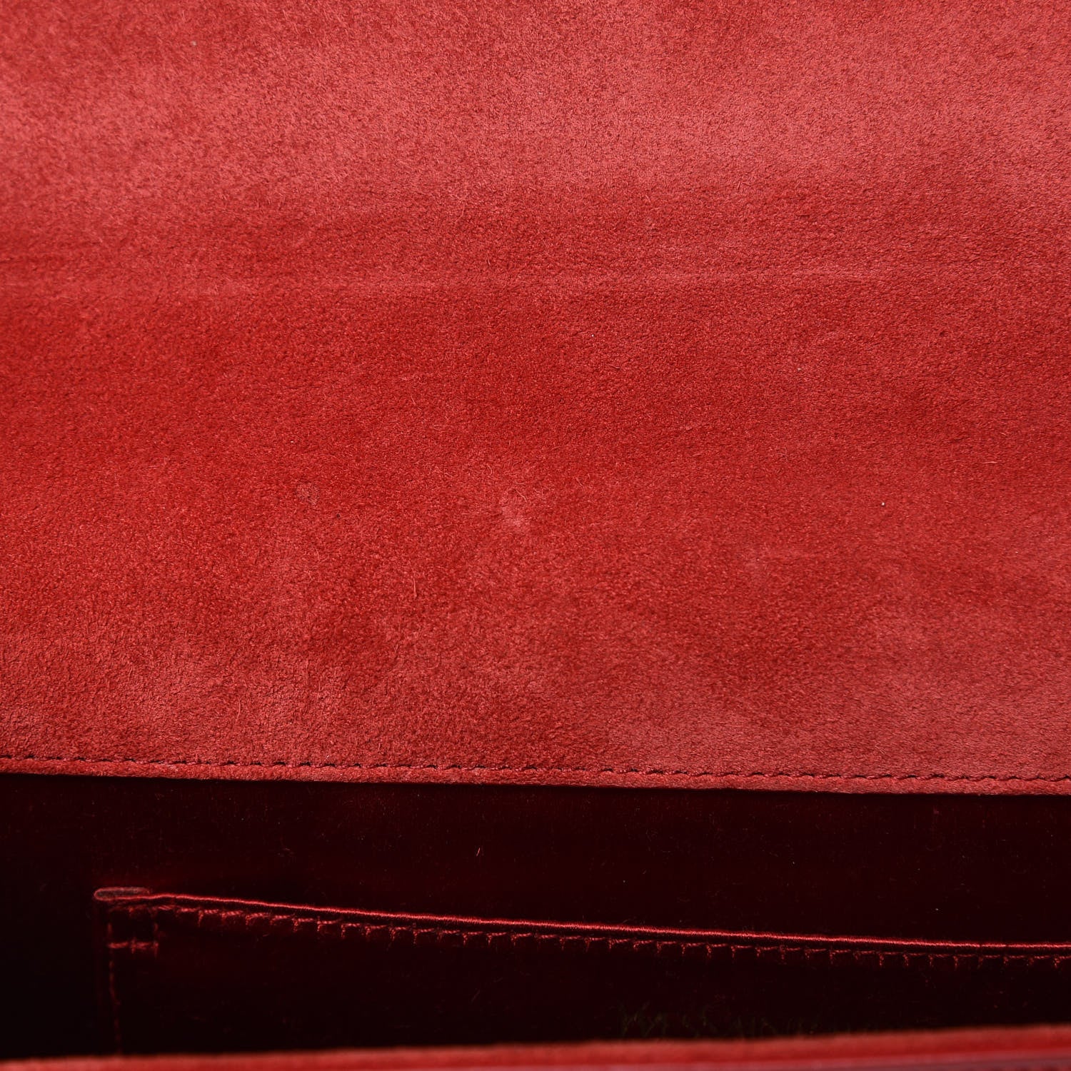 Saint Laurent Patent Monogram Large Belle De Jour Clutch Red 7 of 7