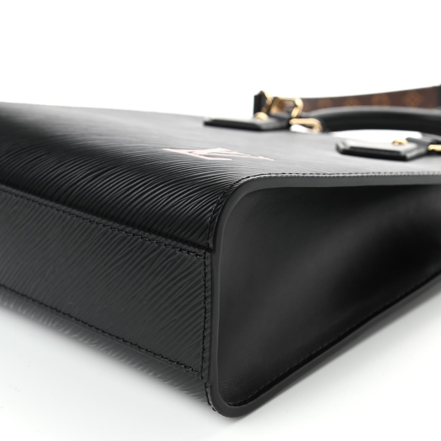 Louis Vuitton Epi Sac Plat BB Black 9 of 9