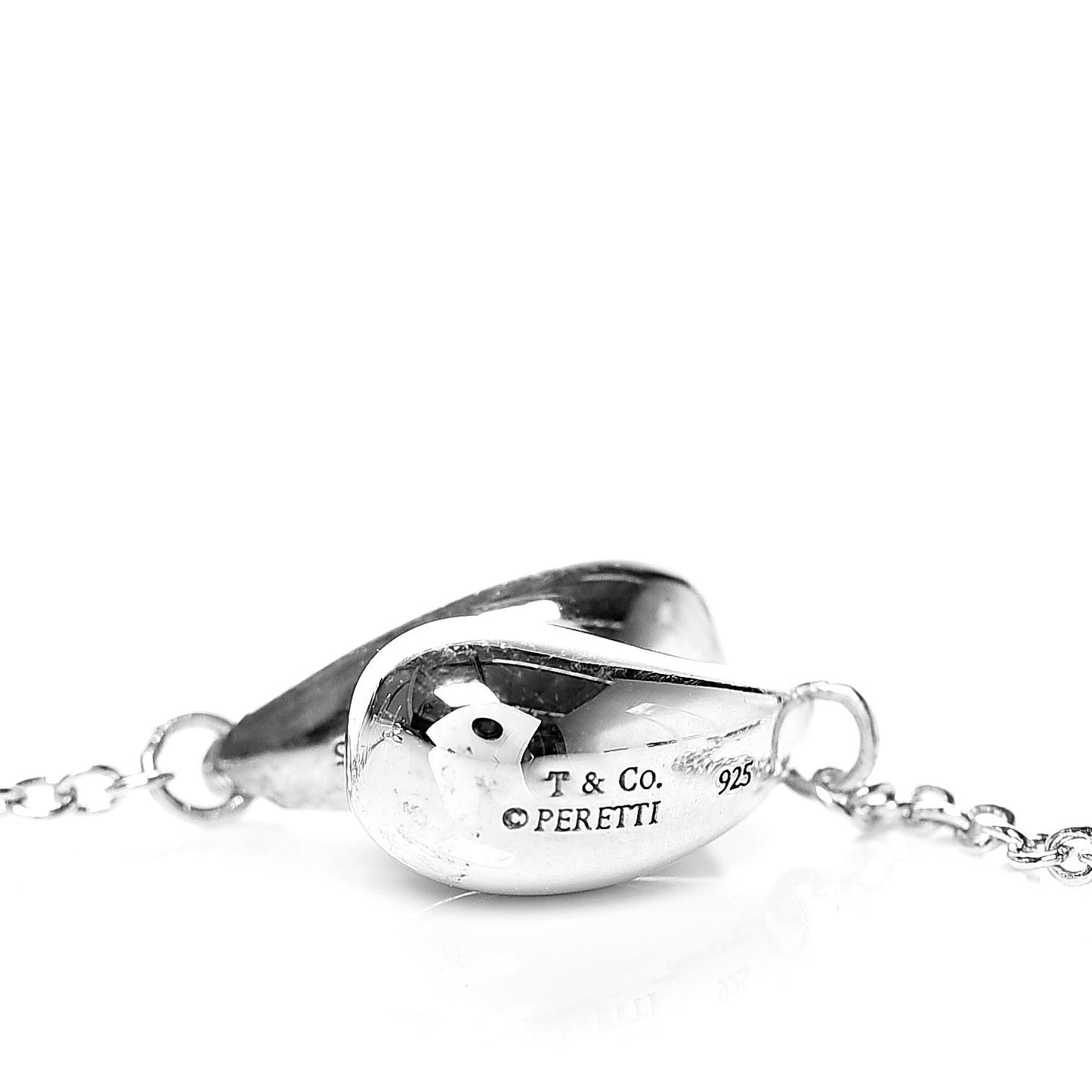 Sterling Silver Elsa Peretti Teardrop Hook Earrings