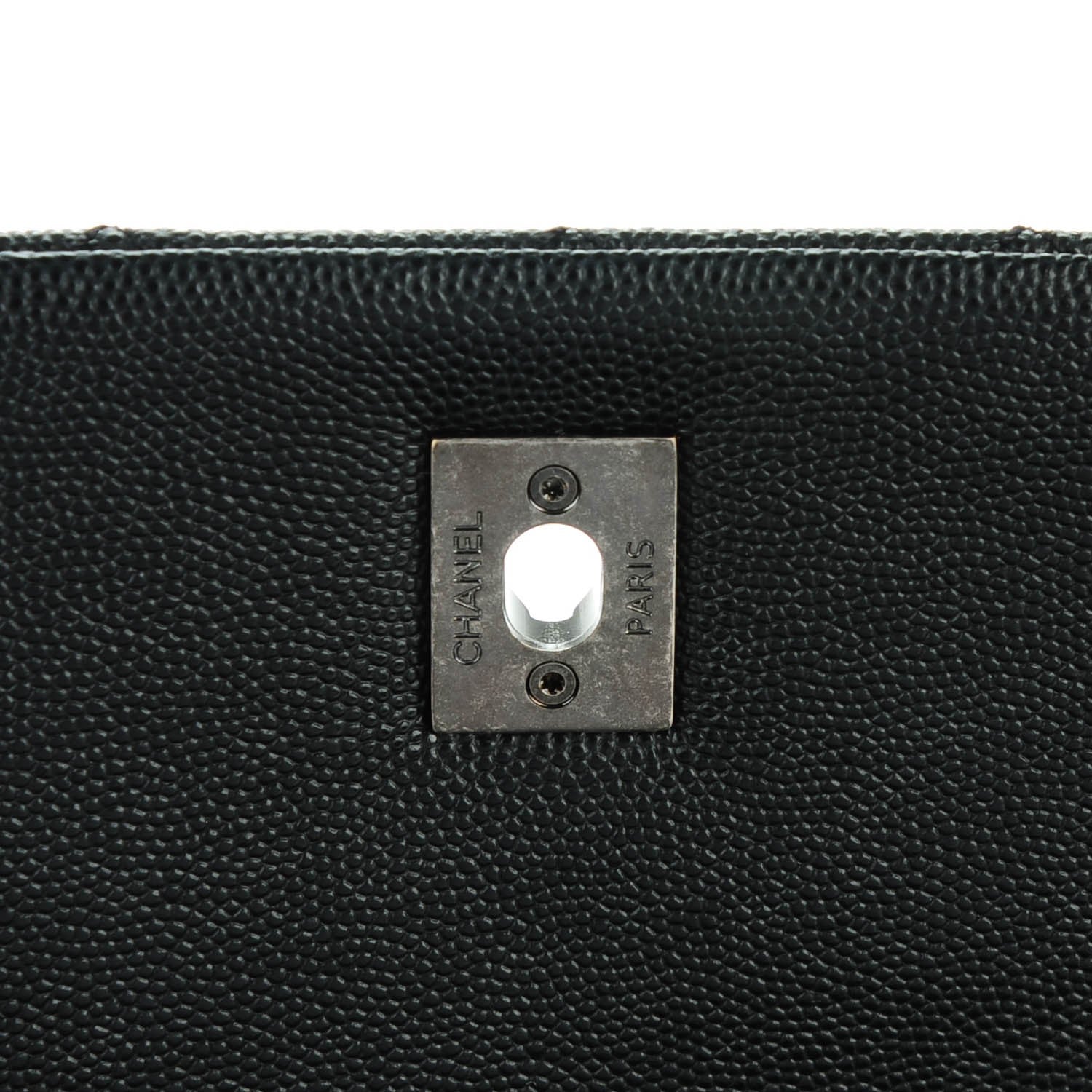 Chanel Caviar Quilted Medium Coco Handle Flap Black 6 of 8