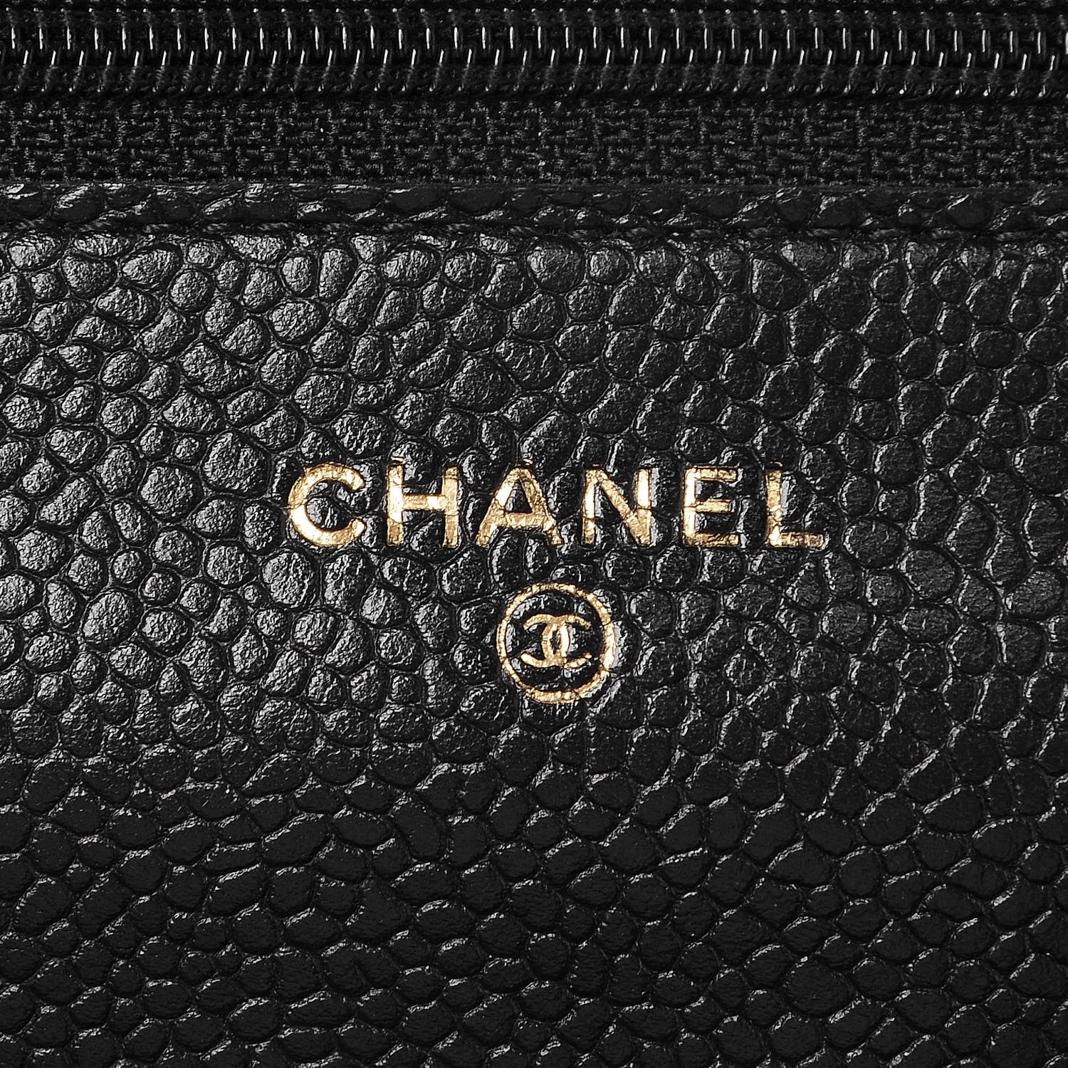 Chanel Caviar Quilted Wallet On Chain WOC Black 6 of 10