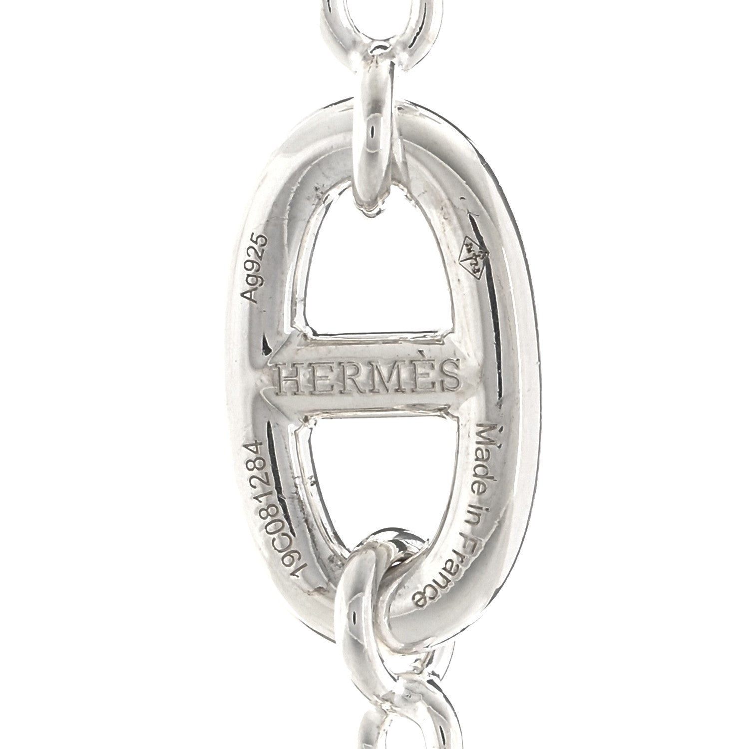 Hermes Sterling Silver Farandole Necklace 160 4 of 5