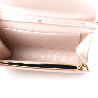 Dolce & Gabbana Dauphine Crystal Wallet On Chain Light Pink 5 of 10
