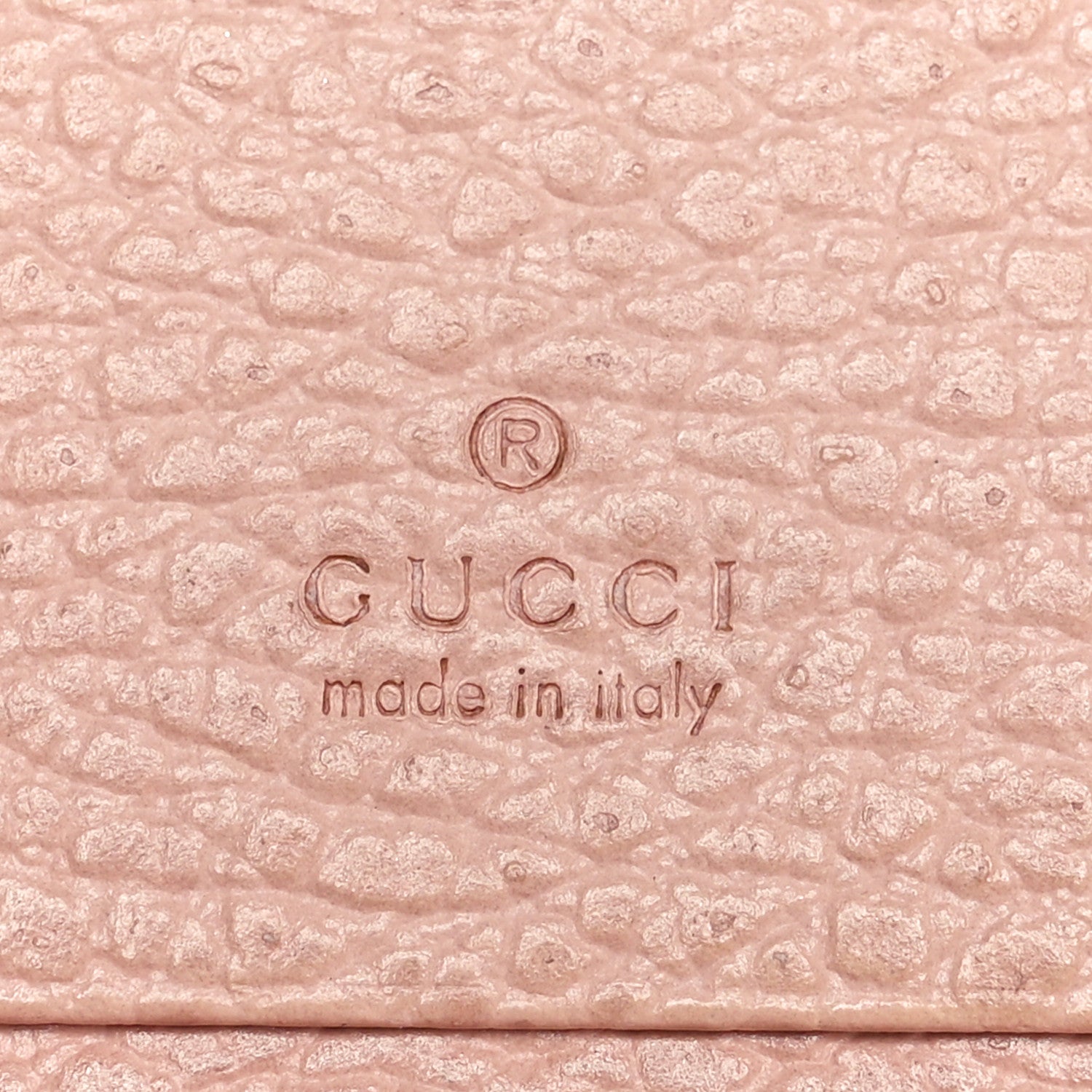 Gucci Dollar Calfskin Enamel Monochrome GG Marmont Card Case Perfect Pink 7 of 11