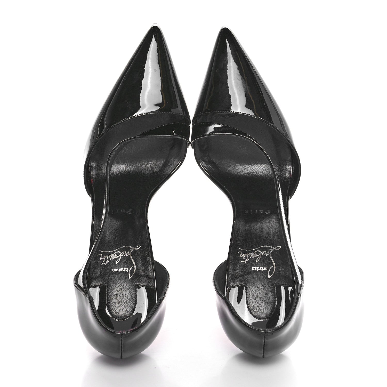 Christian Louboutin Patent Astrid 100 Pumps 39.5 Black 2 of 9