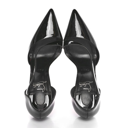 Christian Louboutin Patent Astrid 100 Pumps 39.5 Black 2 of 9
