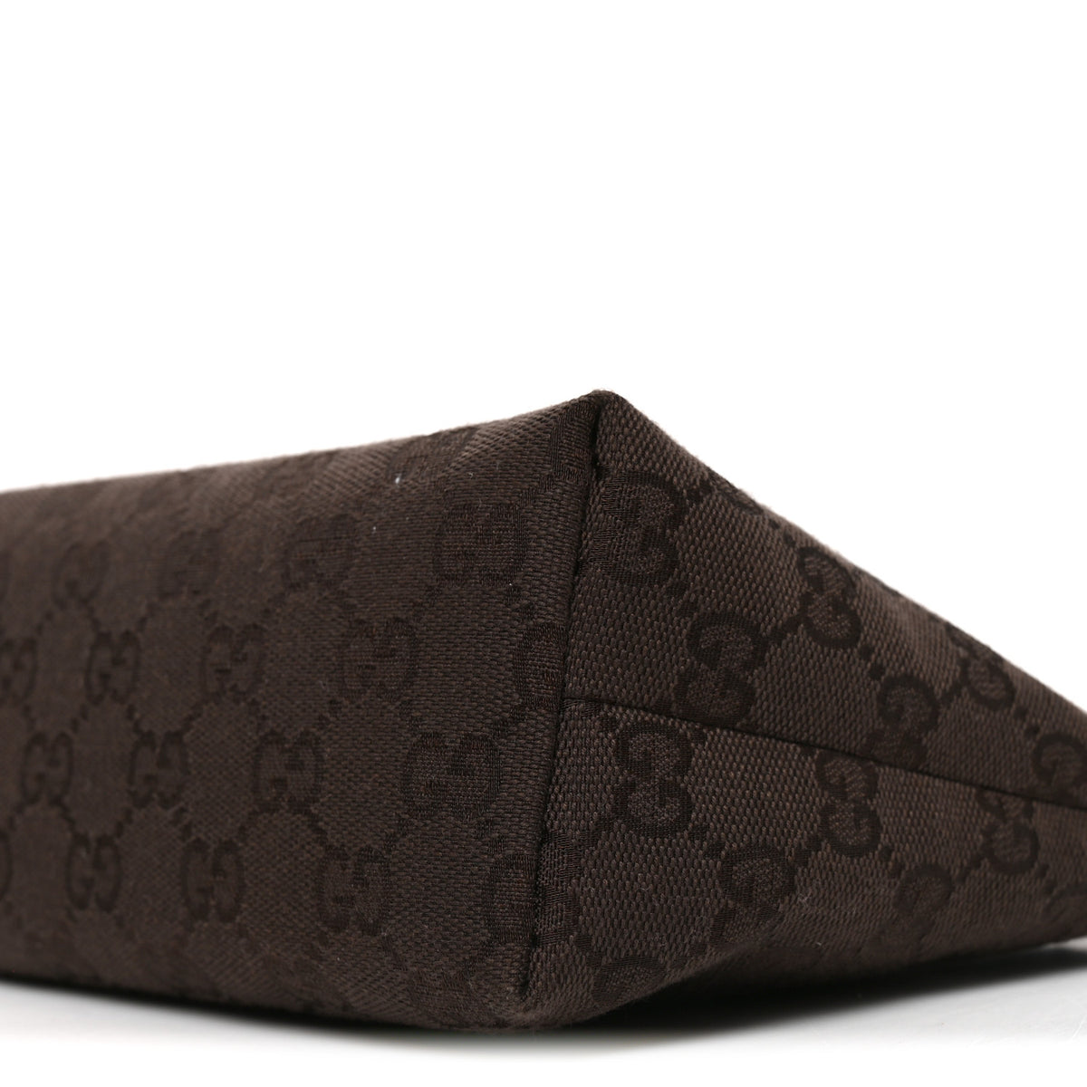 Monogram Small Plaque Pouch Dark Brown