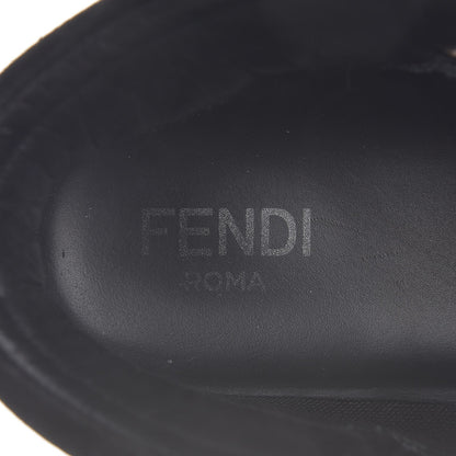 Fendi Zucca Spalmati Hiker Boots 10 Brown Black 11 of 11