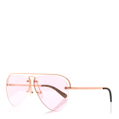 Louis Vuitton Monogram Grease Gradient Sunglasses Z1044W Aubergine 1 of 8