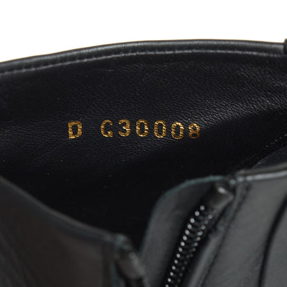Chanel Lambskin Platform Chain Ankle Boots 36.5 Black 8 of 8
