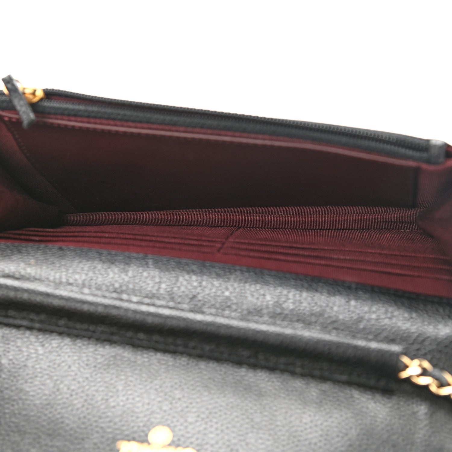 Chanel Caviar Quilted Wallet On Chain WOC Black 5 of 11