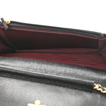 Chanel Caviar Quilted Wallet On Chain WOC Black 5 of 11