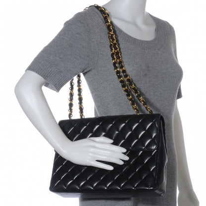Chanel Lambskin Jumbo Single Flap Black 2 of 8