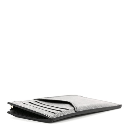 Louis Vuitton Monogram Eclipse Taiga Coin Card Holder Black 4 of 10