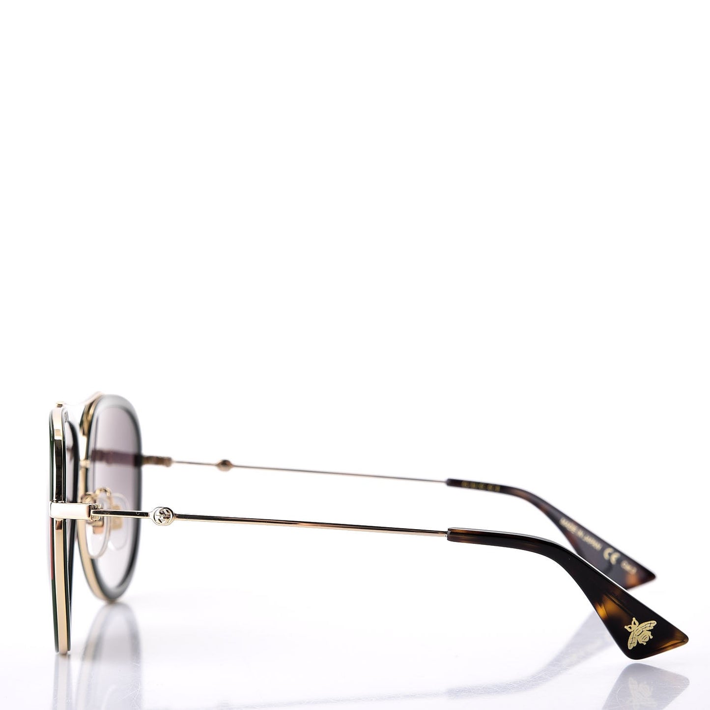 Web Aviator Sunglasses GG0062S Green Red