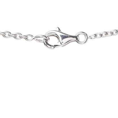 Cartier 18K White Gold Interlocking LOVE Necklace 6 of 6