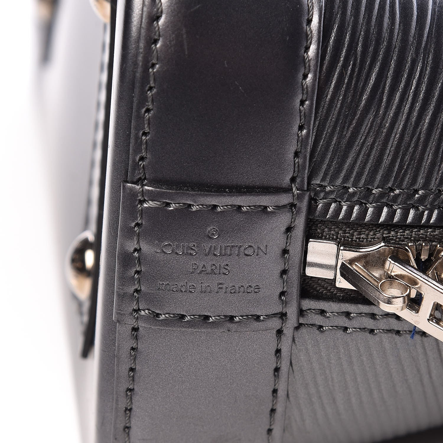 Louis Vuitton Epi Alma BB Anthracite Nacre 8 of 11